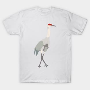 Sandhill Crane - Drawing T-Shirt